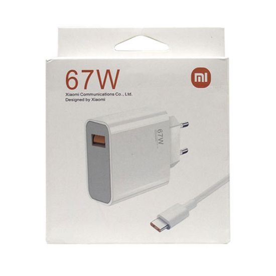 تصویر  آداپتور 67 وات شیائومی با سیم مدل MDY-12E-EF