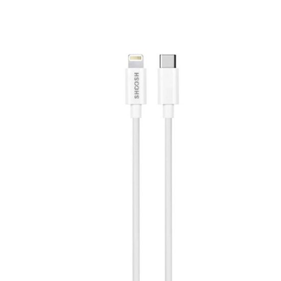 تصویر  کابل تبدیل USB-C به لایتنینگ شوش مدل SH251i طول 1.1 متر