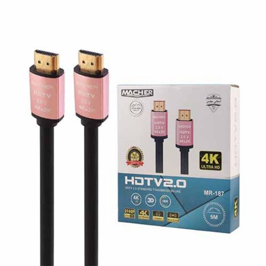 Picture of کابل HDMI مچر 4K مدل MR-187 طول 5 متر