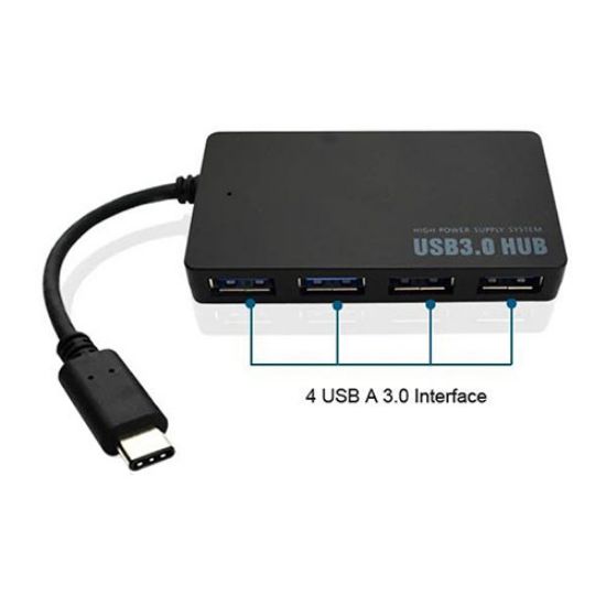 تصویر  هاب 4 پورت USB-C مدل UH-103U3