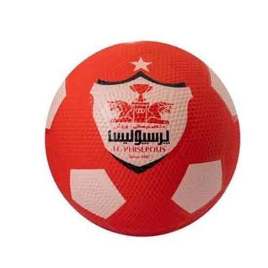 تصویر  توپ فوتبال لاستیکی سایز 4 طرح پرسپولیس