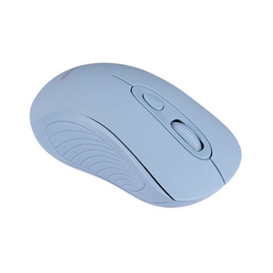 تصویر  ماوس بی سیم مچر مدل MR-251 طوسی آبی