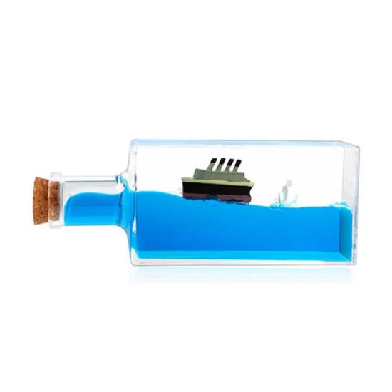 Picture of دکوری بطری مدل کشتی معلق و کوه یخ