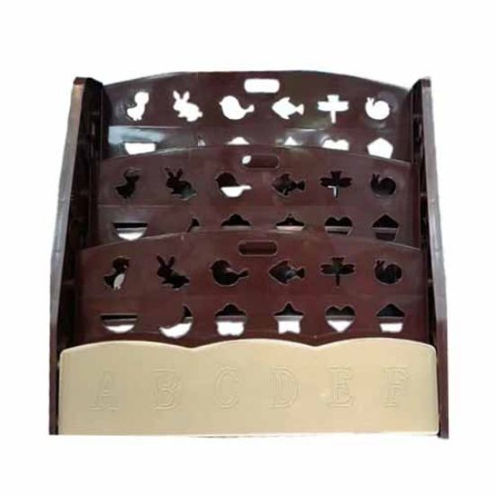 Picture of قفسه کتاب اتاق کودک مانا قهوه‌ای