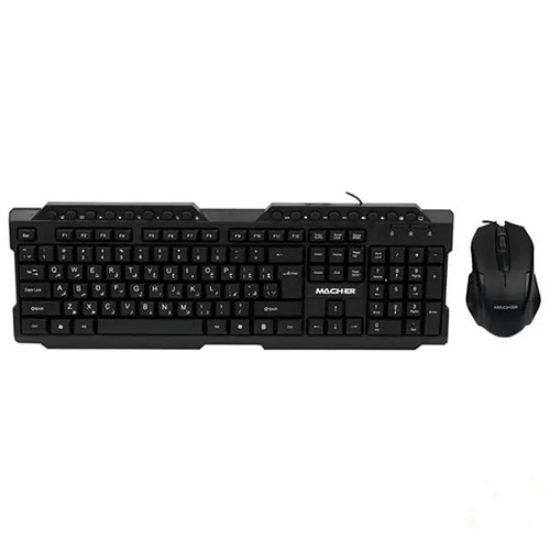 تصویر  ست موس و کیبورد با سیم مچر مدل MR-350