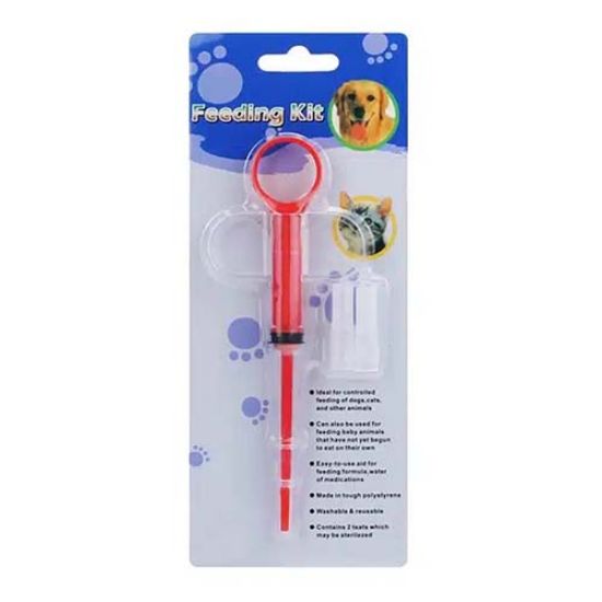 Picture of قرص و شربت خوران سگ و گربه قرمز