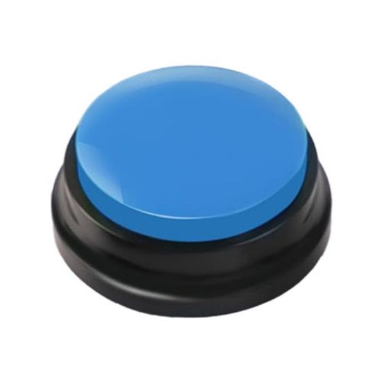 Picture of دکمه صحبت آموزشی سگ و گربه قابل ضبط صدا آبی