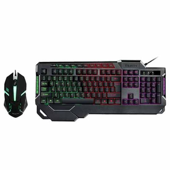 تصویر  ماوس و کیبورد مخصوص بازی وریتی مدل V-KB6121GCW